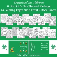 St. Patrick's Day Themed Coloring Package 2